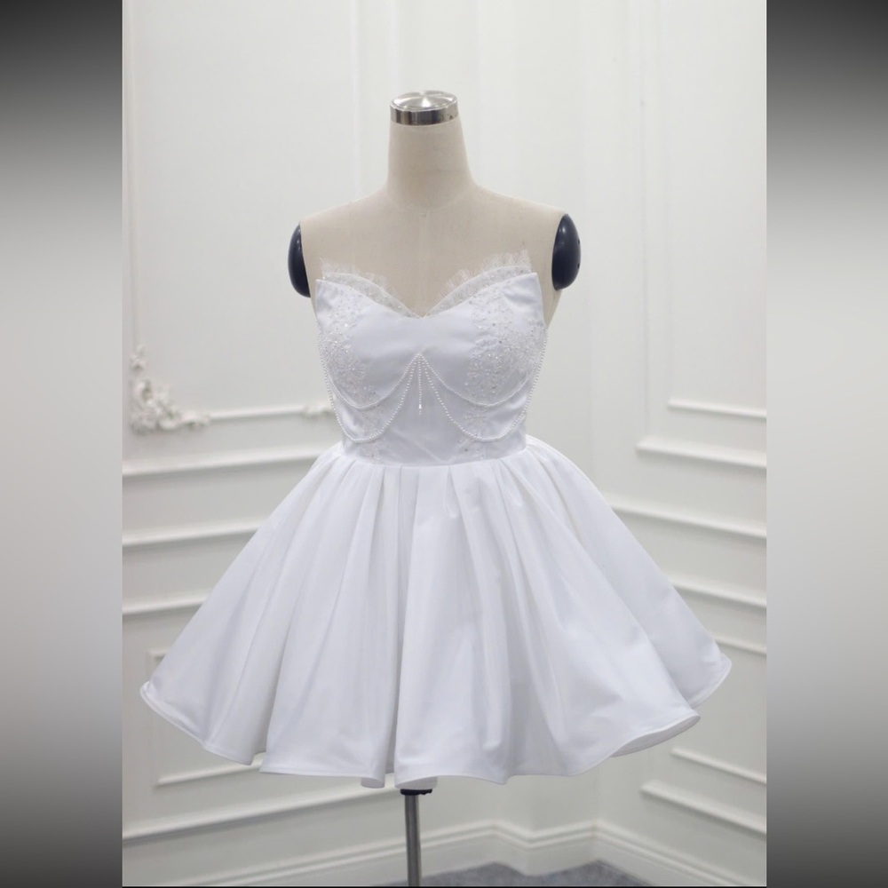 Custom Mini Wedding Dress